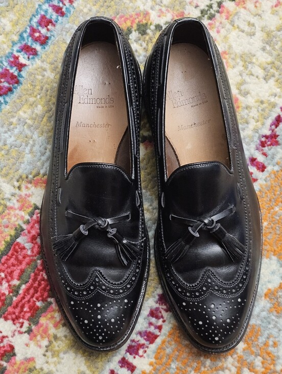 Allen Edmonds Other - Allen Edmonds Manchester Shoes Mens Size 9 1/2 D Tassel Loafers Dress Shoes
